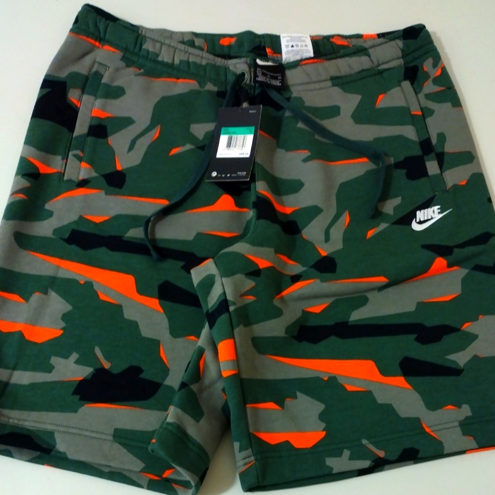 Nike camo fatigue shorts
